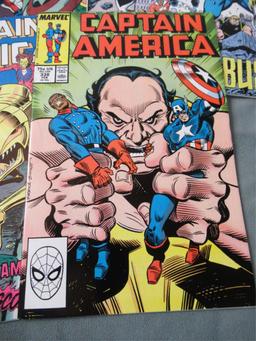 Captain America Group of (8) #338-378