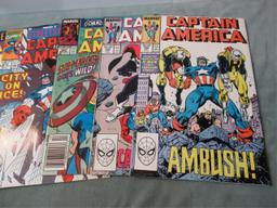 Captain America Group of (8) #338-378
