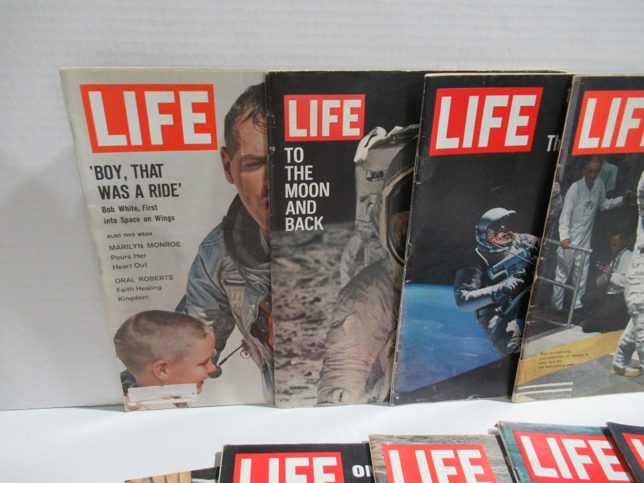 Life Magazine Space Race Lot of (9)