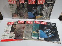Life Magazine Space Race Lot of (9)