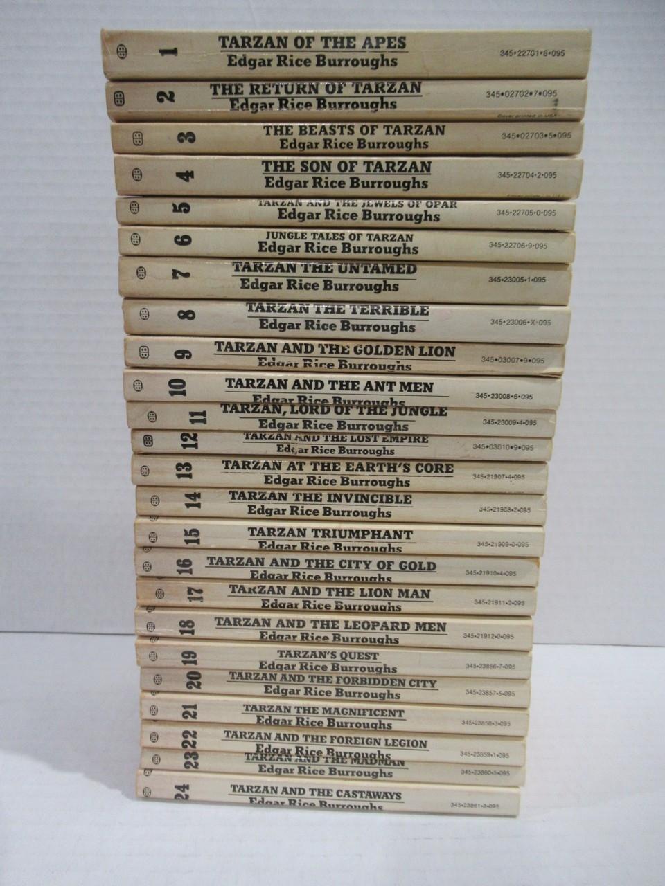 Tarzan Paperback Novel Set of (24)