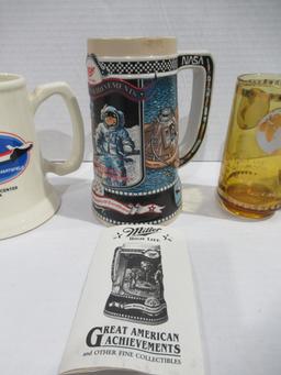 NASA Commemorative Mug & Glass Lot of (4)