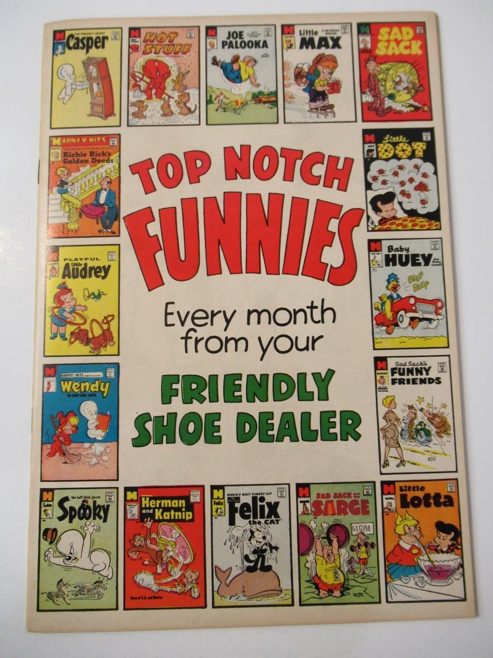 Rare 1959 Harvey Shoe Store Giveaway Comic