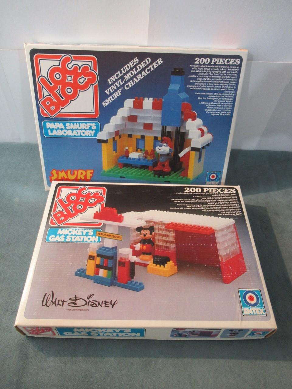 Vintage Loc Blocs Building Set  Lot of (2)