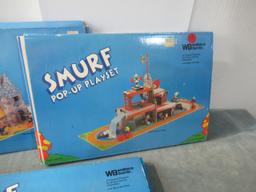 Smurf Pop-Up Playset Lot of (3)