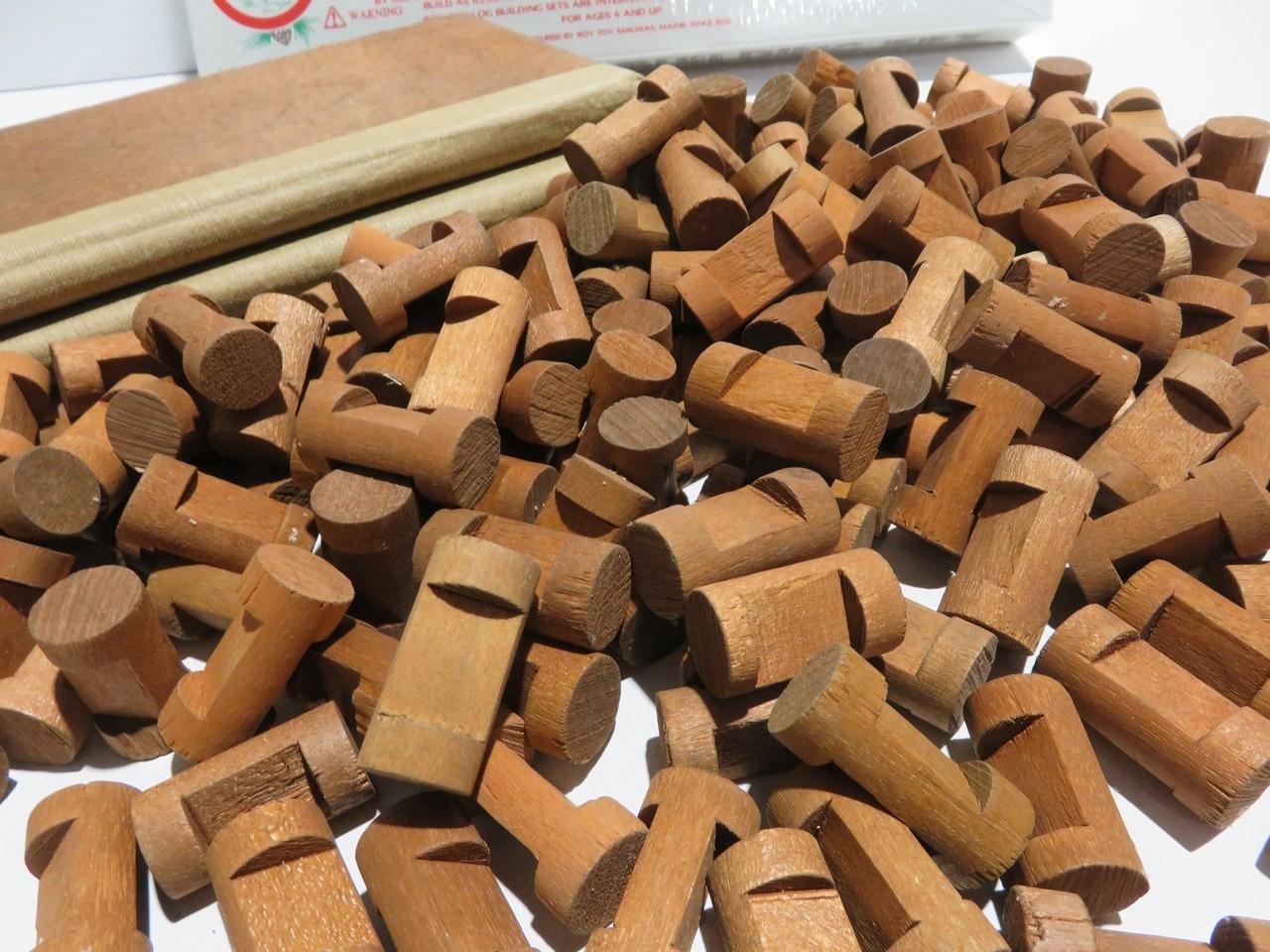 Wood Building Log Lot