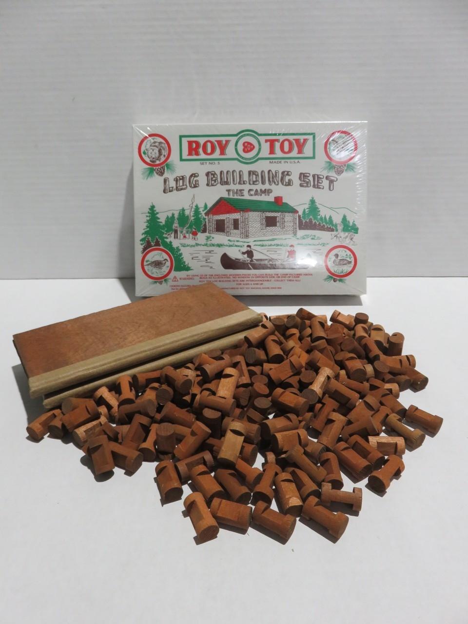 Wood Building Log Lot