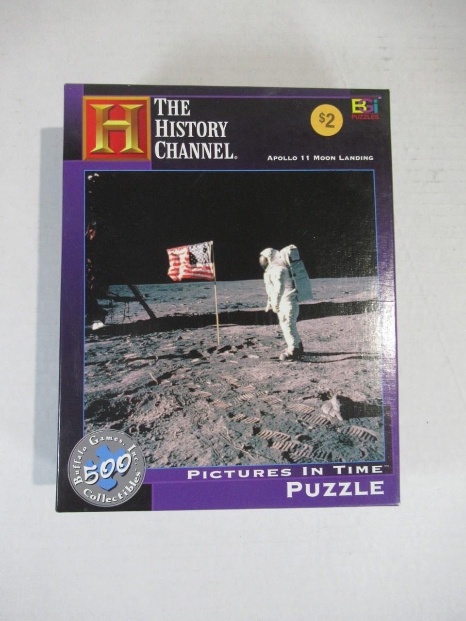 Apollo 11 & Man on the Moon Puzzle Kits Lot of (2)