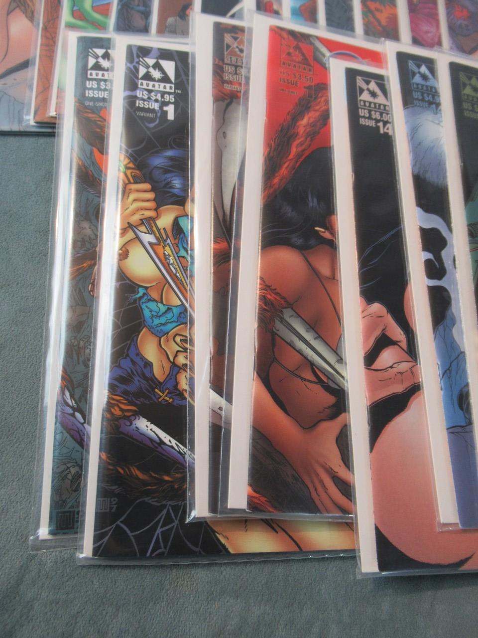 Widow/Widow X Avatar Comics Lot