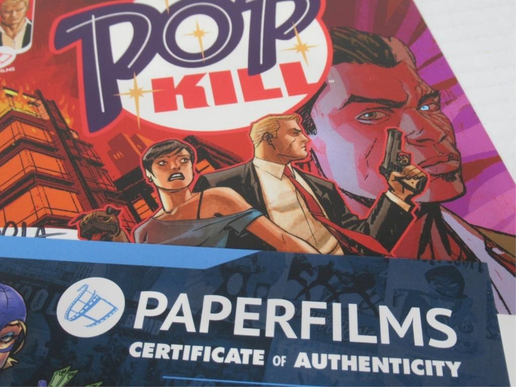 Pop Kill #2 (3 covers!) Signed w/CoA