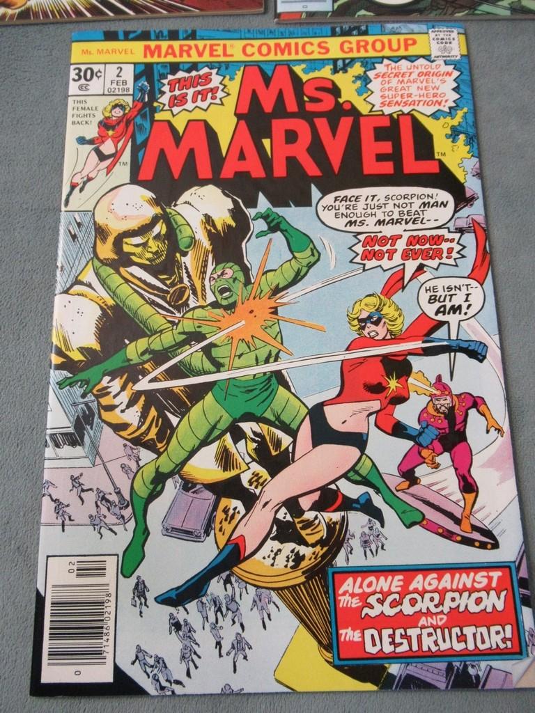 Ms. Marvel #2/3/4 1977 Origin