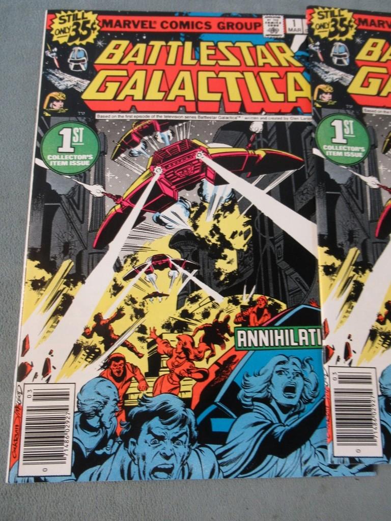 Battlestar Galactica #1 (x3) + #2 (x3)