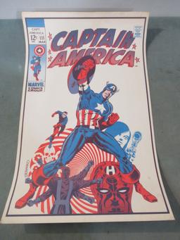 FOOM 1970s Captain America #111 Poster