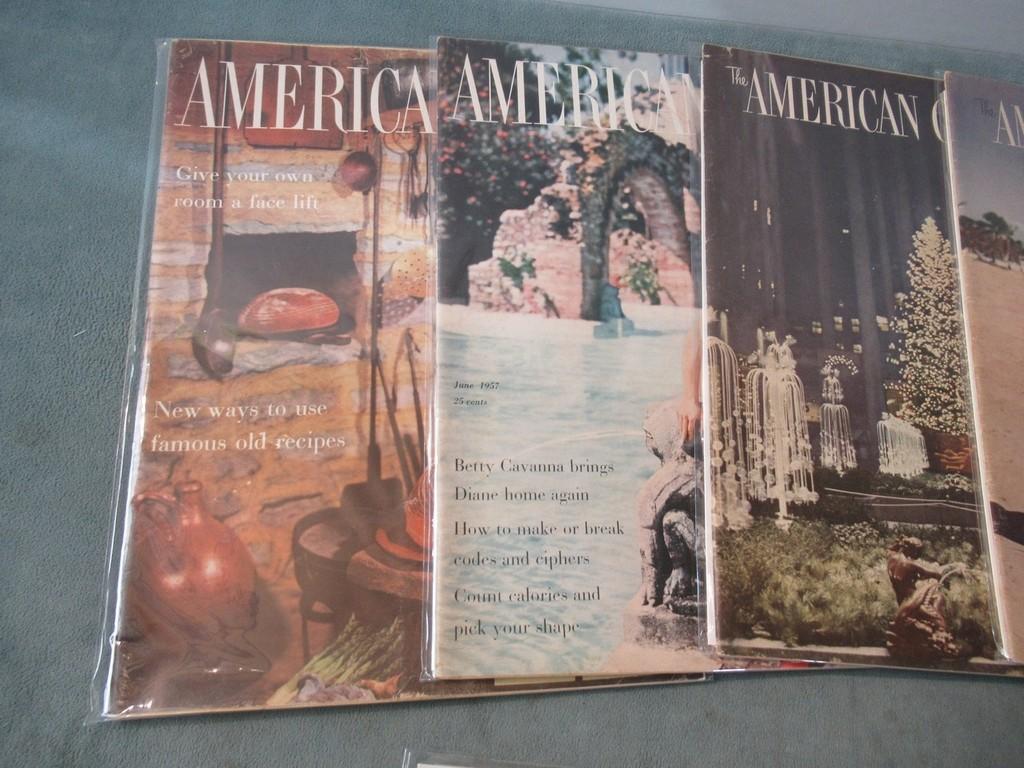 American Girl Magazine 1954-57 Lot