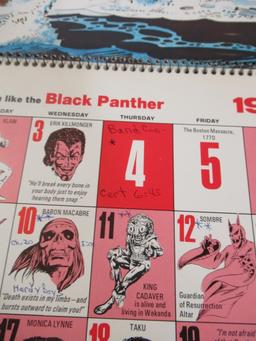 Mighty Marvel Bicentennial Calendar 1976