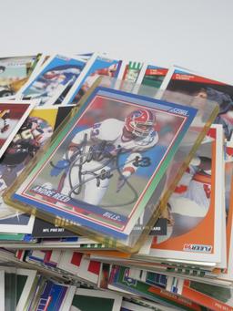 1990's NFL Trading Card Lot/ Signed Andre Reed