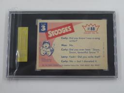 Three Stooges 1959 Fleer Card #88 SGC 7.5/86