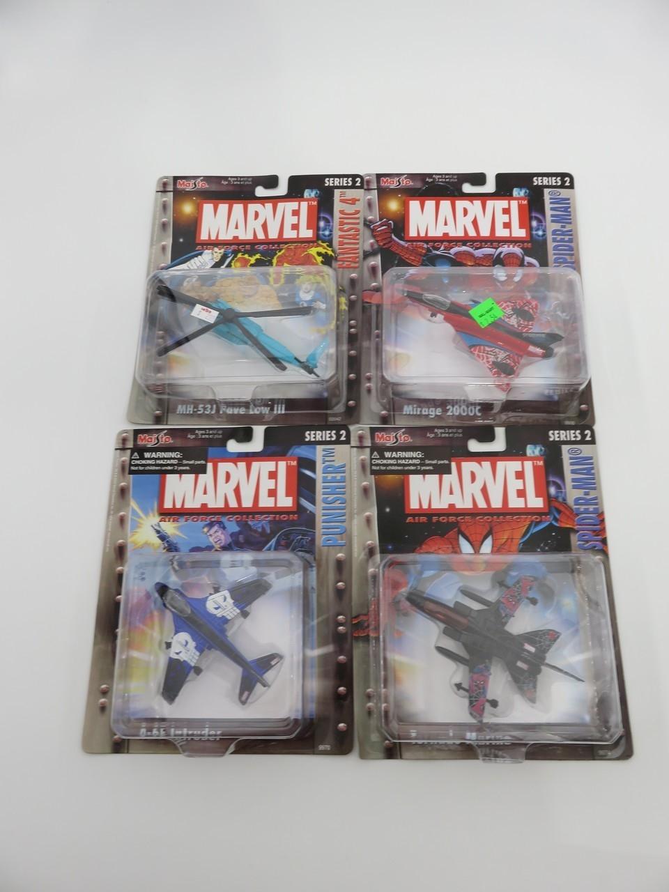 Marvel Die-Cast Motorcycle/Airplane Lot/Maisto