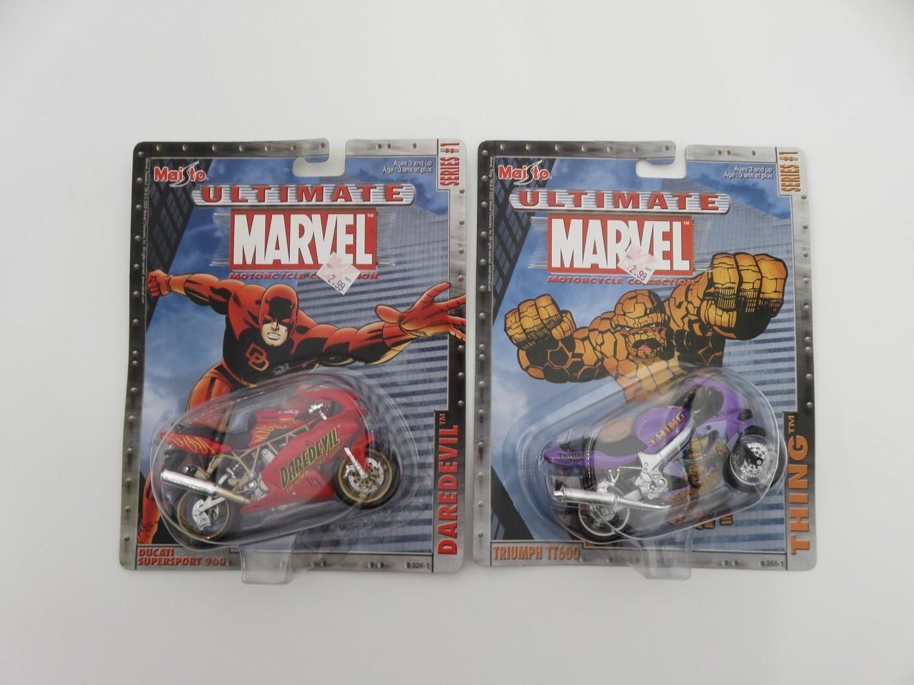 Marvel Die-Cast Motorcycle/Airplane Lot/Maisto
