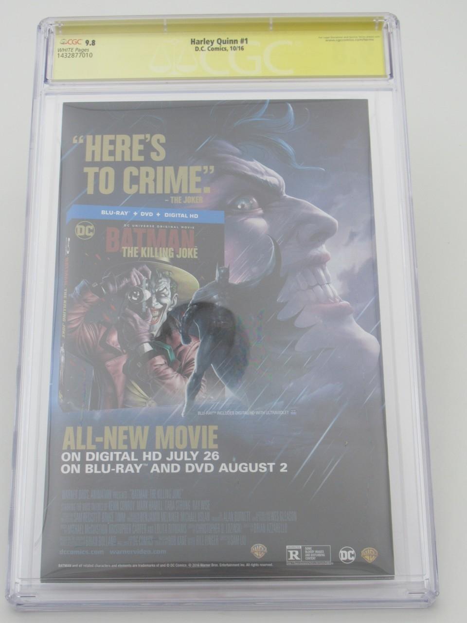 Harley Quinn #1 CGC 9.8 SS/Signed!