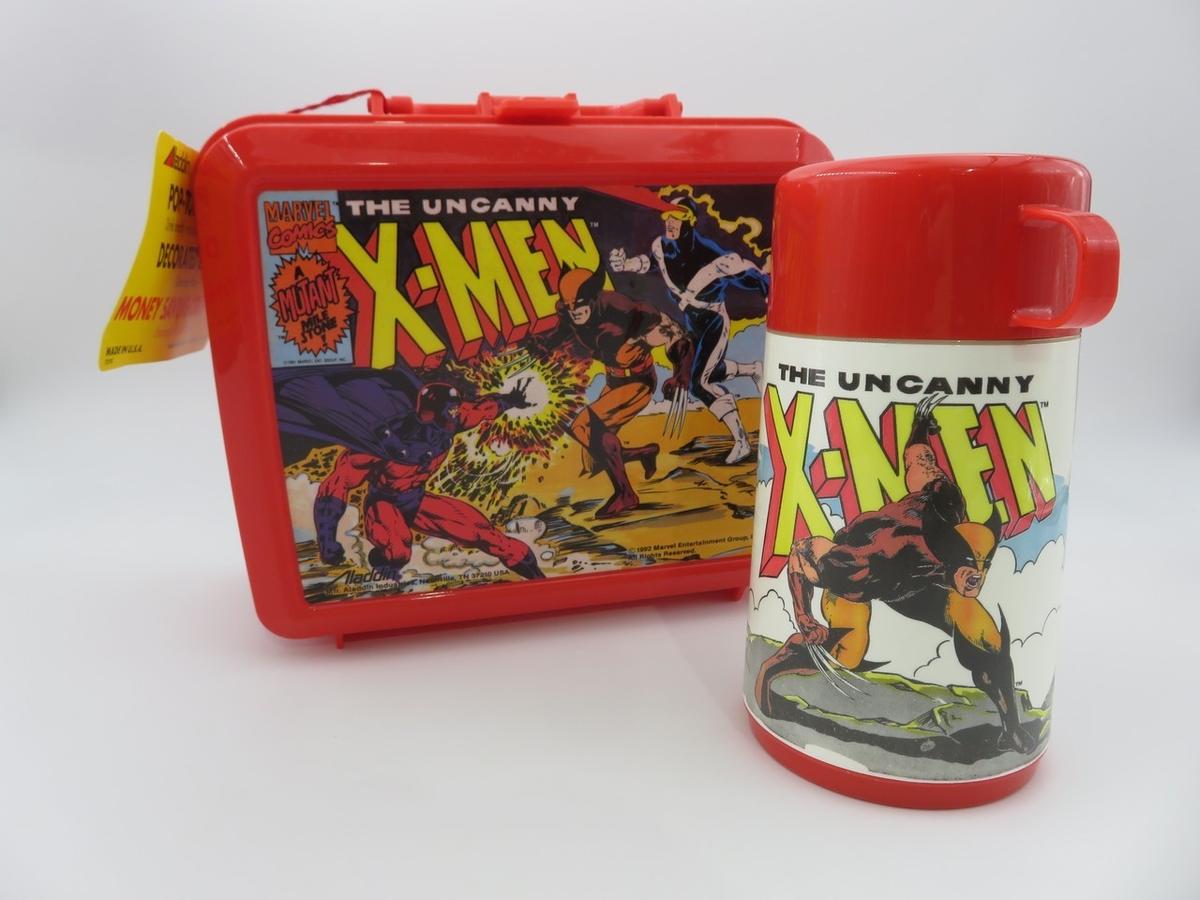 X-Men 1992 Aladdin Lunchbox with Thermos