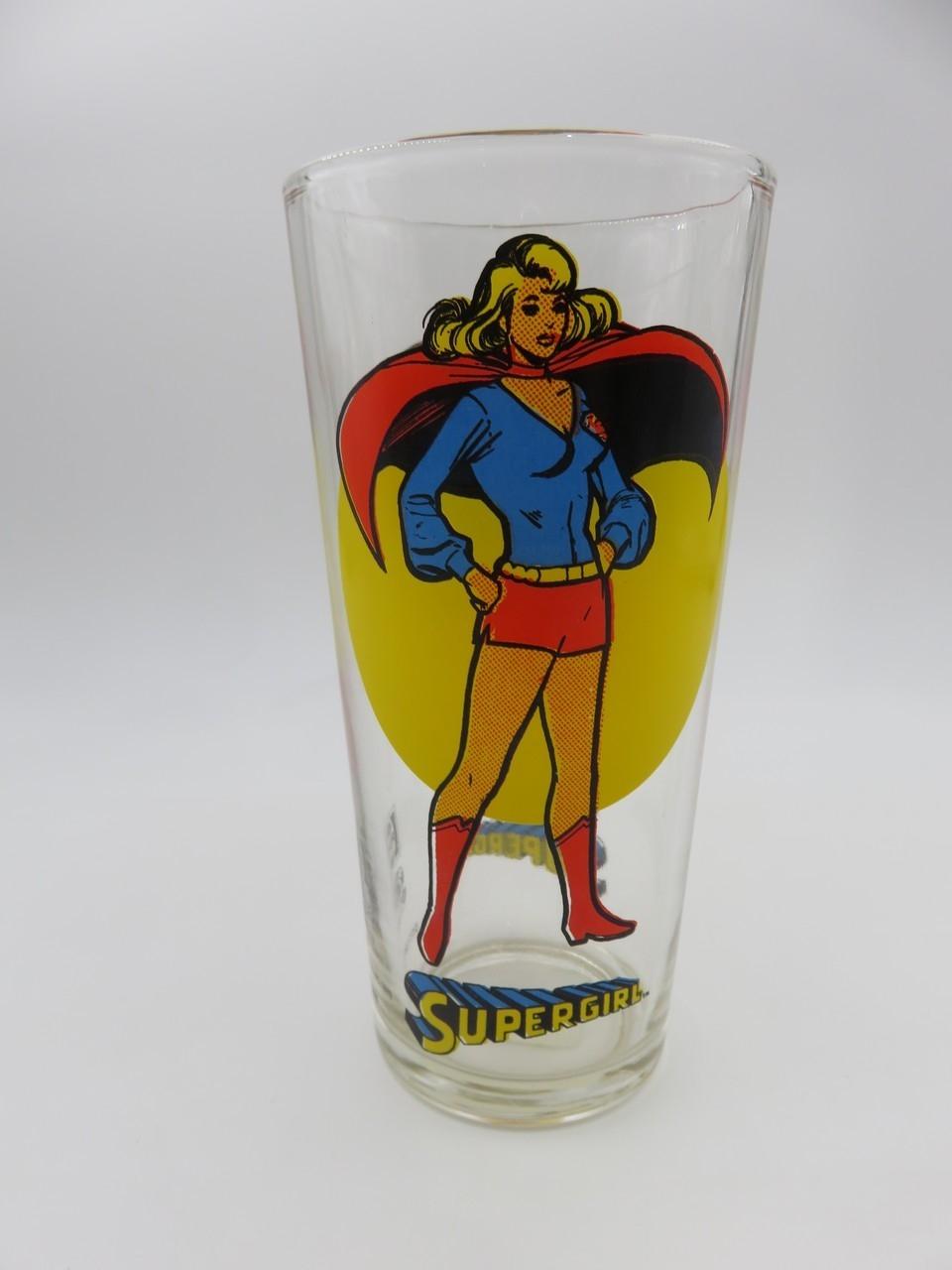Supergirl 1976 Pepsi Super Series Glass/Tumbler