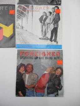 Foreigner 7" Singles Lot of (10)