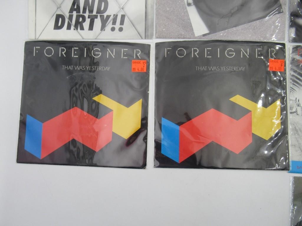 Foreigner 7" Singles Lot of (10)