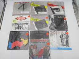 Foreigner 7" Singles Lot of (10)