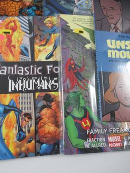 Fantastic Four + Other Marvel TPB Group of (10)