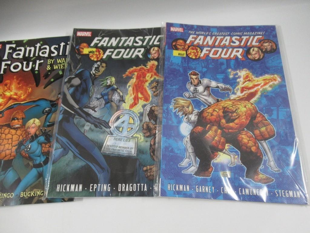 Fantastic Four + Other Marvel TPB Group of (10)