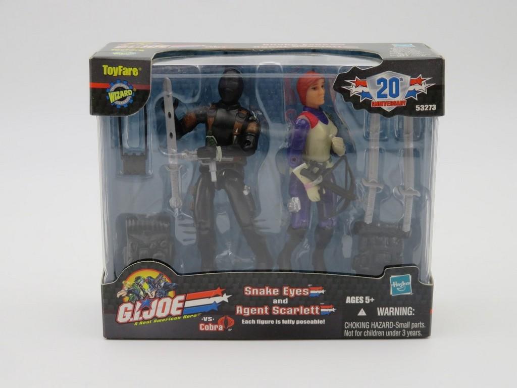 G.I. Joe Snake Eyes/Scarlett Exclusive Figures