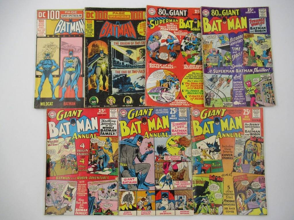 Batman Silver to Bronze Annual/Giant Comic Lot