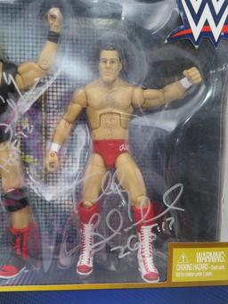 WWE Hall of Fame Autographed Figure Set