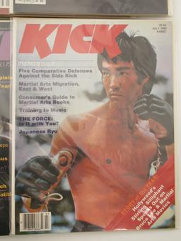 Kick Magazine Lot of (22) 1980-1982/Bruce Lee