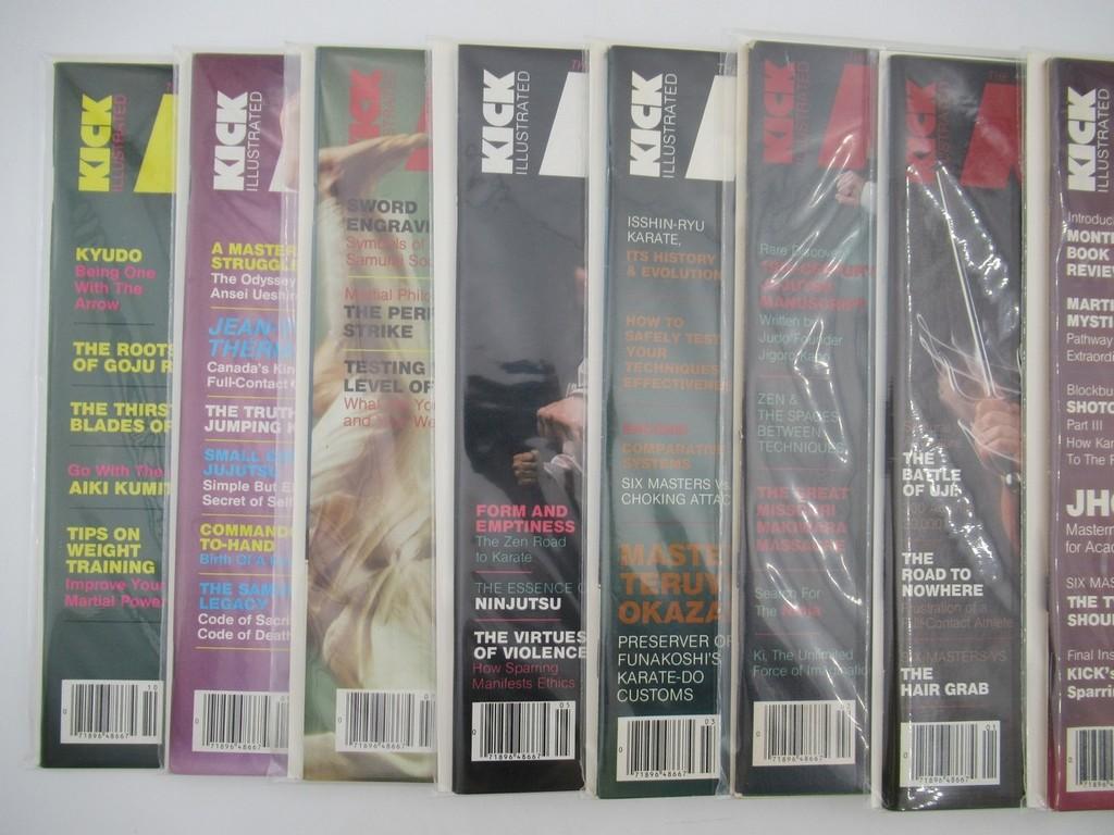 Kick Magazine Lot of (22) 1980-1982/Bruce Lee