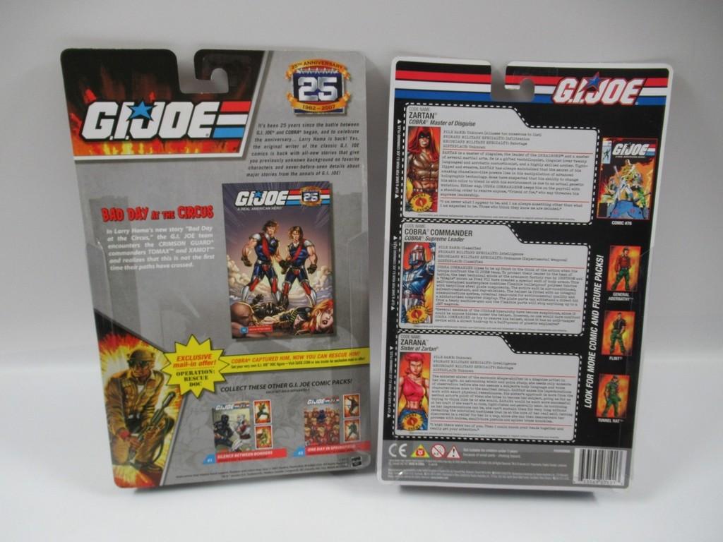 G.I. Joe Action Figure 2 & 3-Pack Lot/Comic Packs