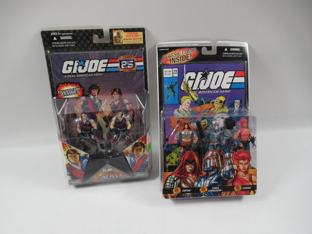 G.I. Joe Action Figure 2 & 3-Pack Lot/Comic Packs