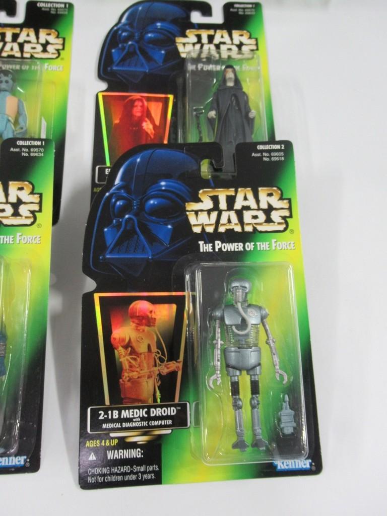 Star Wars POTF Green Card W/ Holo Figure Lot