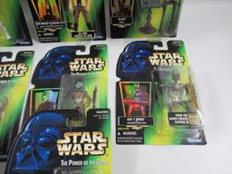 Star Wars POTF Green Card W/ Holo Figure Lot