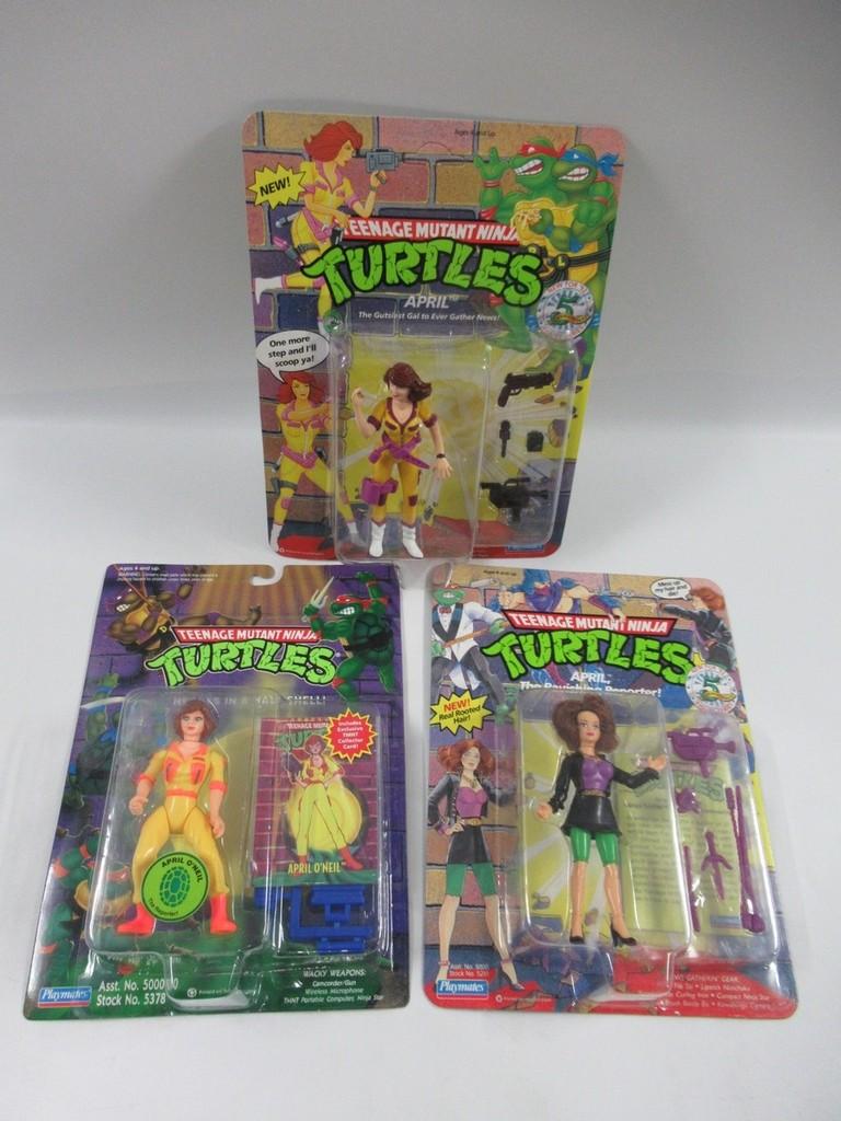 TMNT April O'Neil 1992 & 1994 Figures Lot