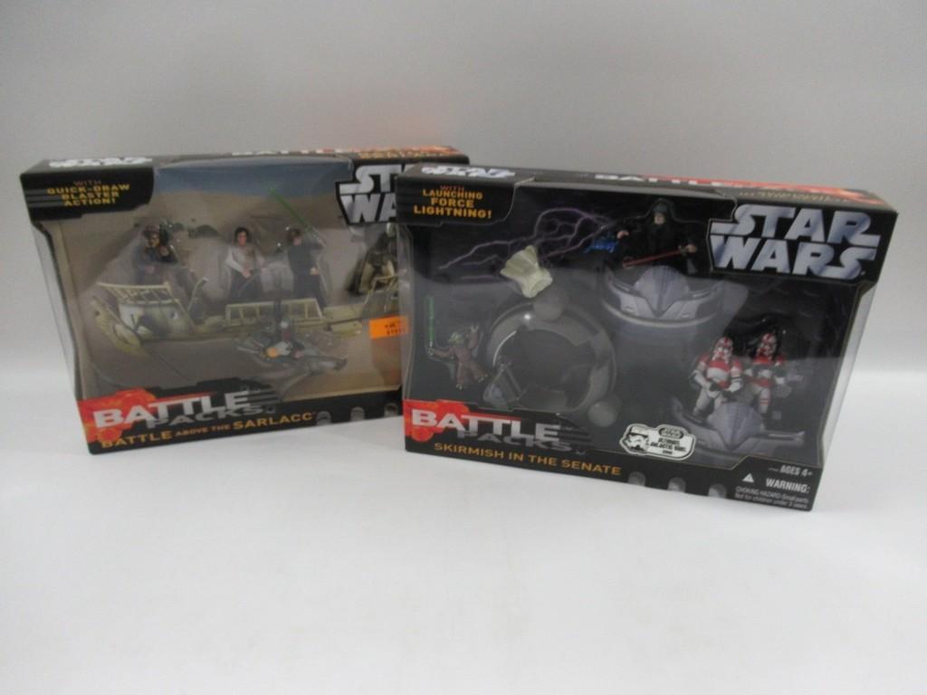 Star Wars Battle Packs Battle Above The Sarlacc + Skirmish In The Senate Sets