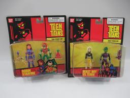 Teen Titans GO! Robin & Star Fire/Beast Boy Vs. Terra Bandai 3.5" Figures