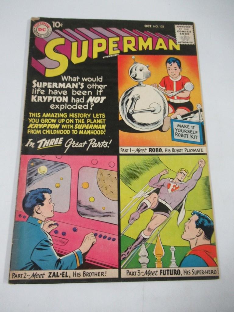 Superman #129 + #132 Superman's Brother Zal-El