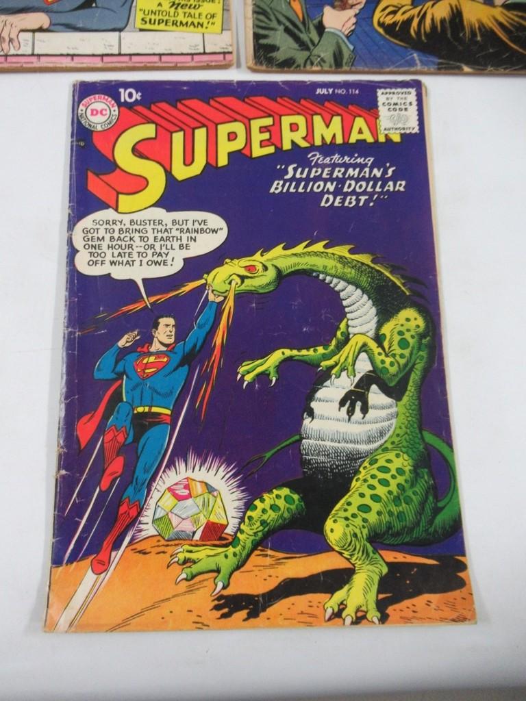 Superman #114/116/127 1st Titano!