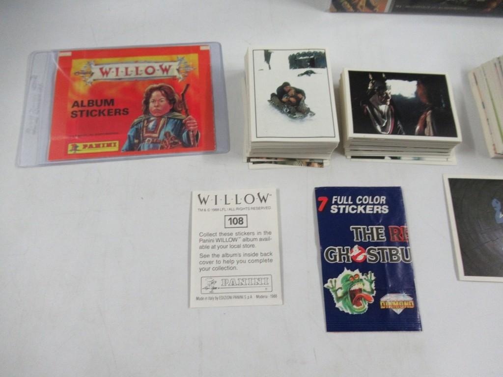 Ghostbusters/Willow Complete Sticker Albums