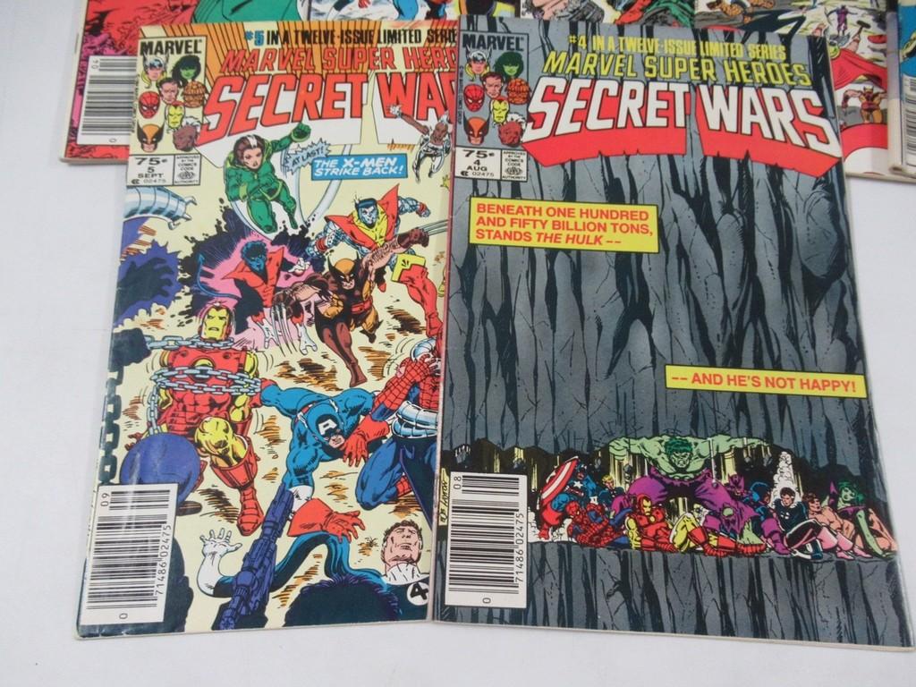 Marvel Super-Heroes Secret Wars #1-12 Set/Black Costume!