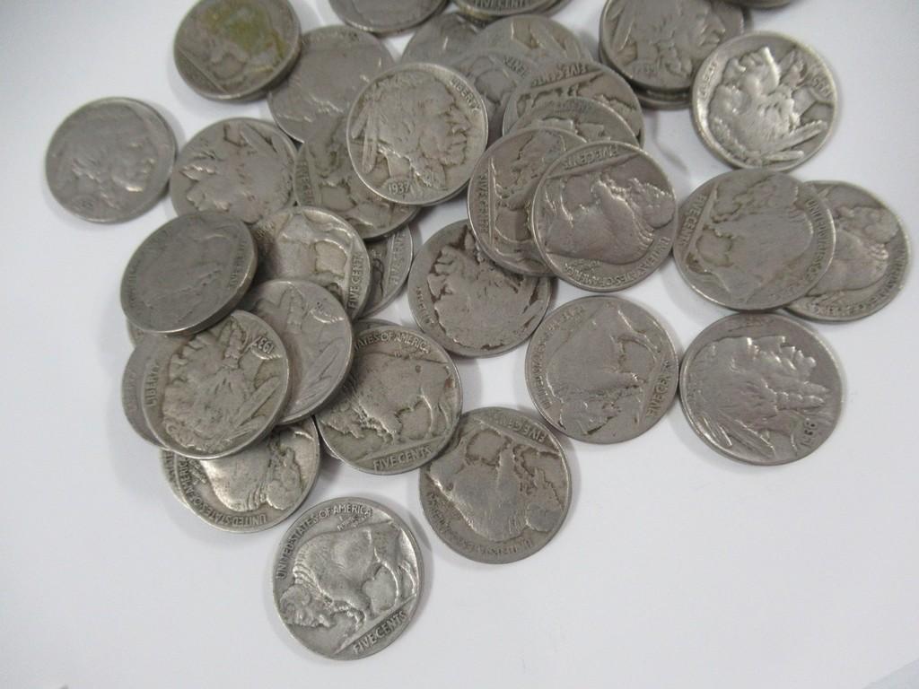 Small Group of US Buffalo Nickels