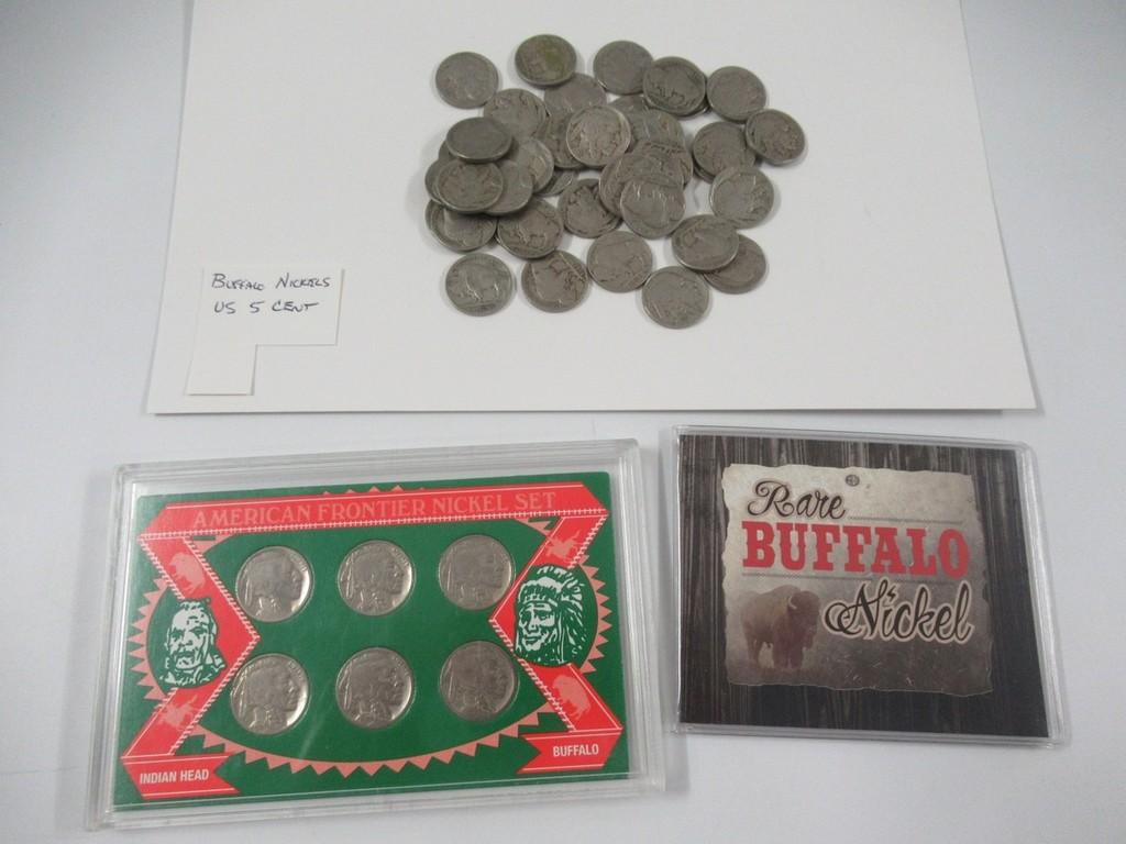 Small Group of US Buffalo Nickels