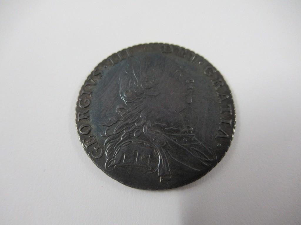 1787 Gr Britain 6p George III Coin